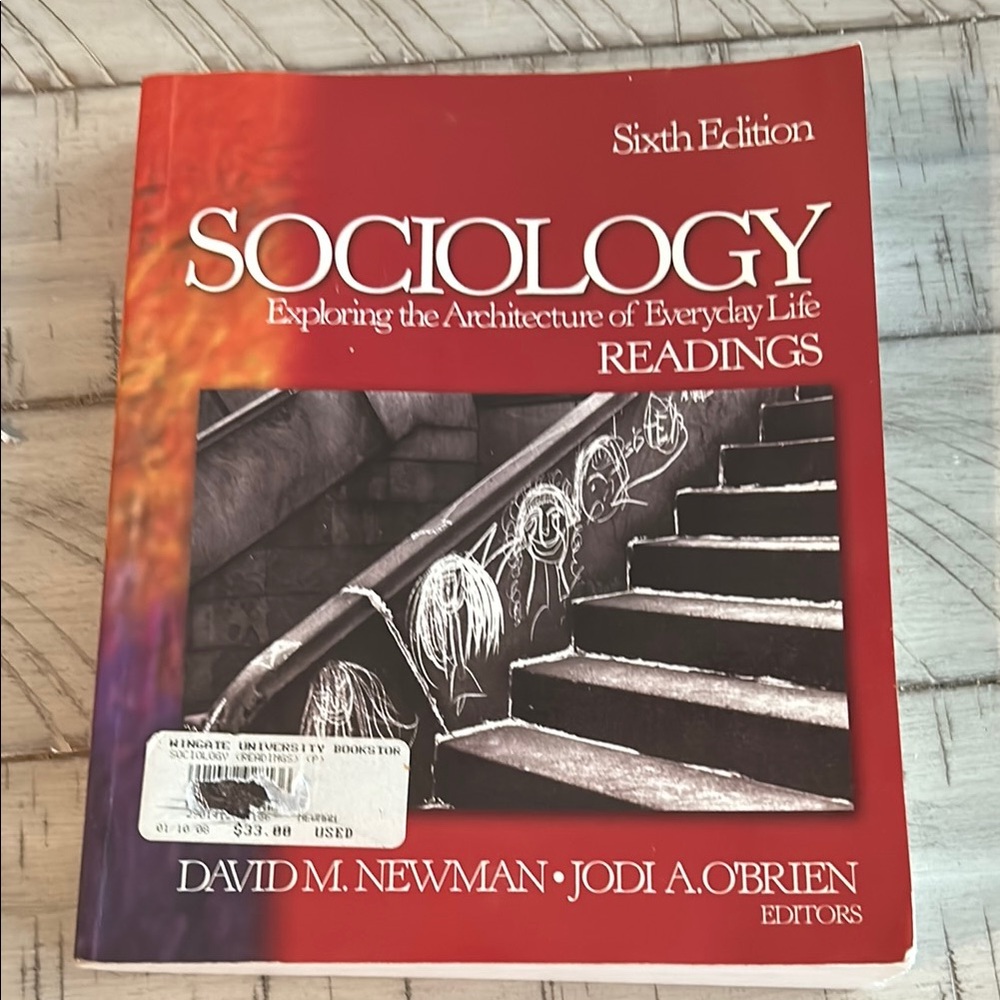 Sociology Book Softcover College Book David M Newman Jodi A O’Brien - Picture 1 of 4
